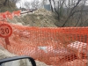 Civitella Casanova - road landslide 1