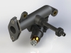 Aprilia Caponord ETV1000 Rally-Raid and Futura throttle bodyinjection manifold front cylinder injector