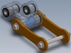 Solidworks CAD linkage assembly