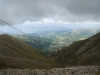 Looking down the valley