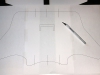 Seat/tank heatshield template ready to cut