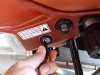 Seat latch - click, click,click ... don't waste your time or break the key!