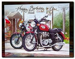 Birthday card from Giu & family