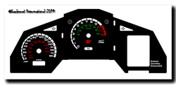 ©Lockwood International 2014 - UK Futura inlay with voltmeter, L&R indicators and sidestand light