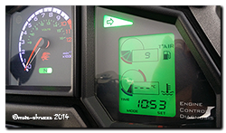 Aprilia Caponord ETV1000 Rally-Raid dashboard - new right-hand indicator repeater!