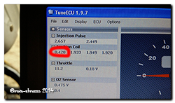 Coil #1 reading 0.420 ...... deader than a dead thing.