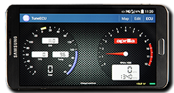 Aprilia Caponord ETV1000 Rally-Raid - TuneECU Android App