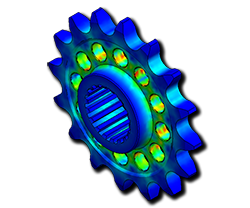 Aprilia Caponord ETV1000 Rally-Raid front sprocket stress analysis