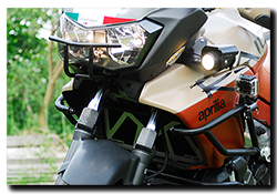 Aprilia Caponord ETV1000 Rally-Raid Motrag radiator protection/guard & fog lamp brackets