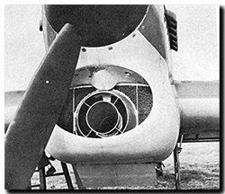 Hawker Typhoon air inlet and radiator