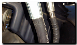 Aprilia Caponord ETV1000 Rally-Raid fuel pump return line hose