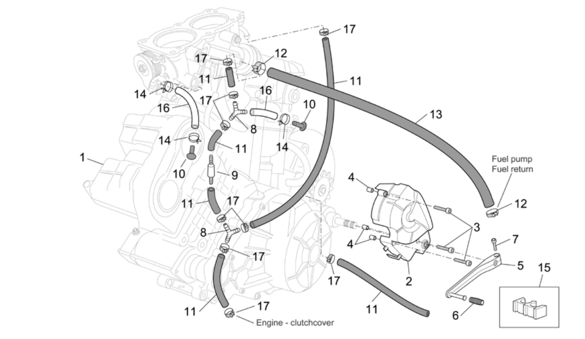 Engine – clamps