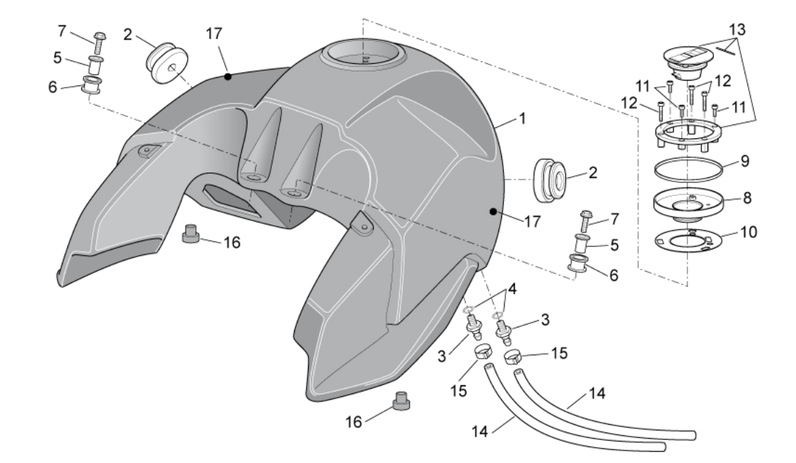 Fuel Tank – clamps