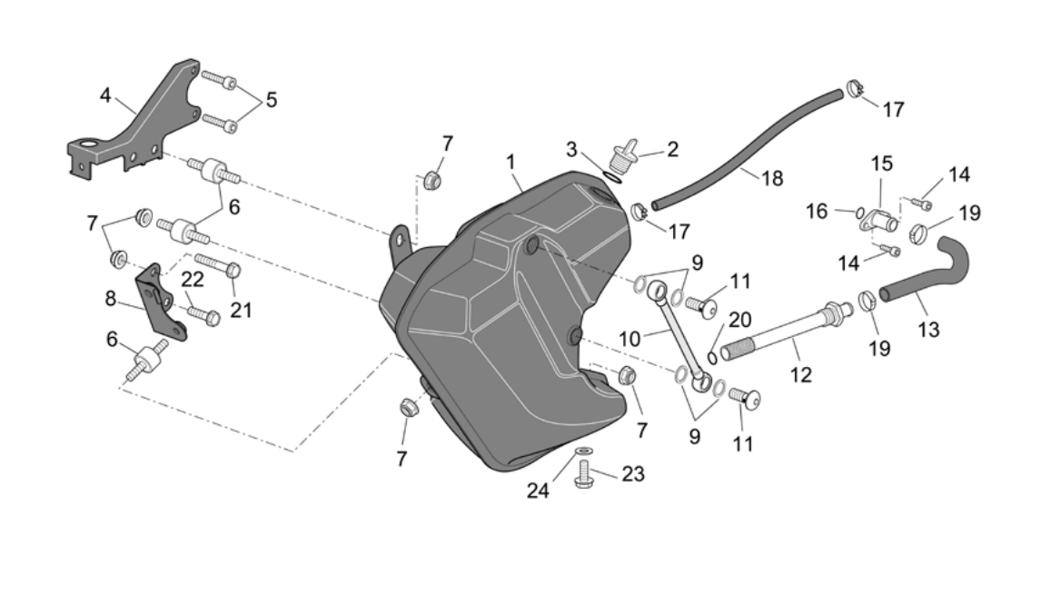 Oil Tank – clamps