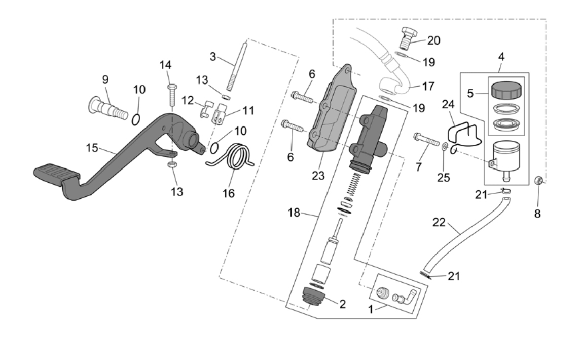 Rear Master Cylinder – clamps