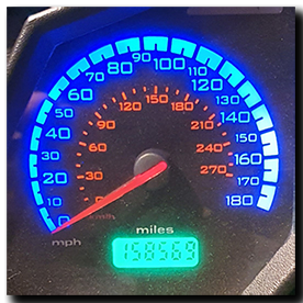 Aprilia Caponord ETV1000 Rally-Raid speedometer mileage